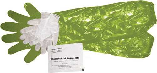 Hme Game Cleaning Glove Combo - Shoulder & Wrist W/towlette 4p - Skoutley Outdoors LLC