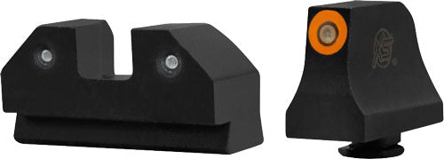 Load image into Gallery viewer, Xs R3d For Glock 43x/48 3-dot - Green Tritium Set Orange Ring
