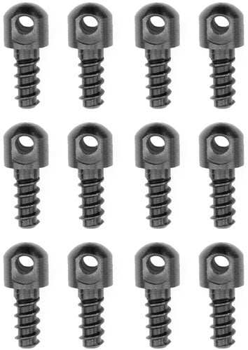 Grovtec 1/2" Wood Screws - 12-pack Black - Skoutley Outdoors LLC