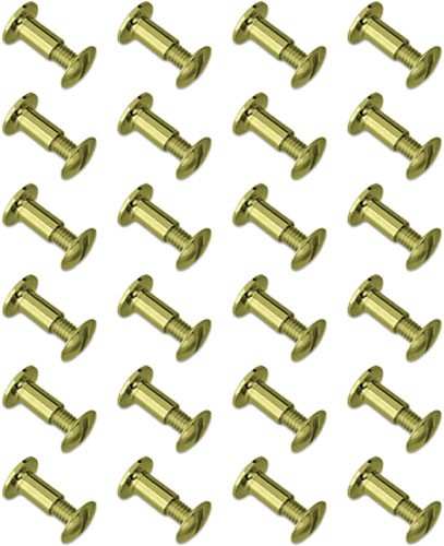 Grovtec Brass Chicago Screws - 24-pack - Skoutley Outdoors LLC