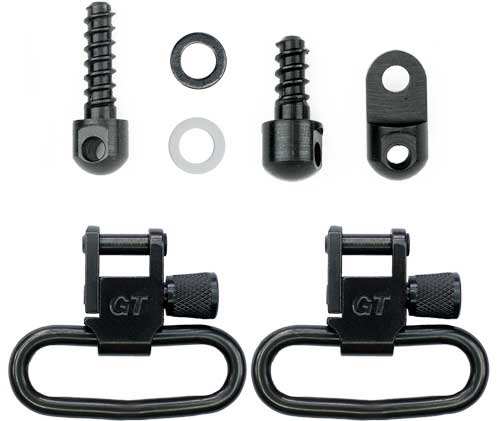 Grovtec Swivel Set For Ruger - 10/22#3 & 44 1.25" Loops Blk - Skoutley Outdoors LLC