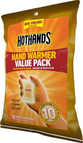 Hothands Hand Warmer Value - Pack 10 Pairs Per Pack 10 Hour - Skoutley Outdoors LLC