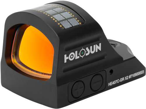 Holosun 407 Green Dot Only - 2moa Shake Awake Pistol Series - Skoutley Outdoors LLC