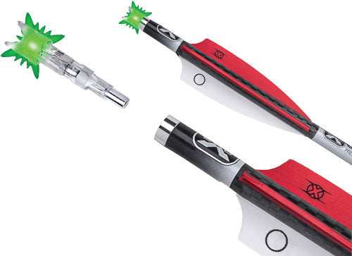 Tenpoint Lighted Xbow Nock - Alpha-blaze Green 3pk - Skoutley Outdoors LLC