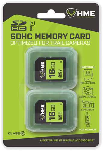 Hme Sd Memory Card 16gb 2pk - - Skoutley Outdoors LLC
