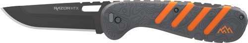 Outdoor Edge Razor Htx 3.5" - Folder Gray/orage W/blade Pod