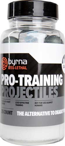 Byrna Pro Training Projectiles - 25ct Tub .61 Cal Fits Cl Lnchr