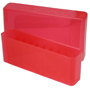 Mtm Ammo Box Large Rifle - 20-rounds Slip Top Style - Skoutley Outdoors LLC