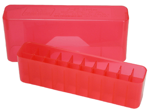 Mtm Ammo Box Medium Rifle 20 - Rounds Slip Top Style Smk Grey - Skoutley Outdoors LLC
