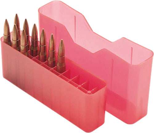 Mtm Ammo Box Medium Rifle 20 - Rounds Slip Top Style Red - Skoutley Outdoors LLC