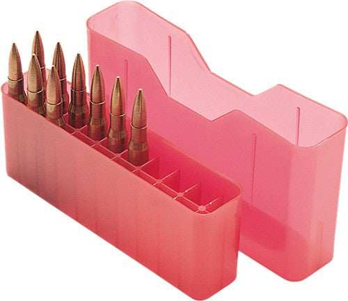 Mtm Ammo Box Medium Rifle - 20-rounds Slip Top Style Clred - Skoutley Outdoors LLC