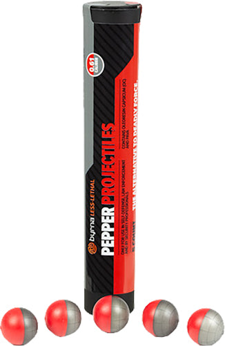 Byrna Pepper Projectiles 5-ct - Tube .61 Cal Fits Cl Launcher - Skoutley Outdoors LLC