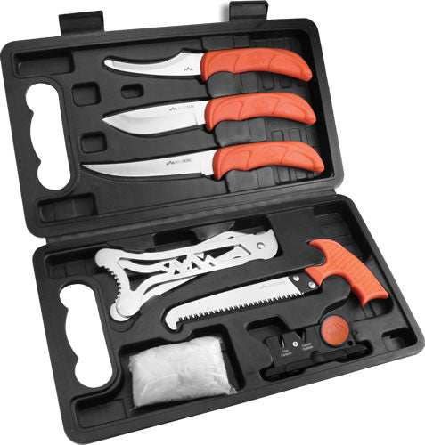 Outdoor Edge Jaeger-pak 8 - Piece Butcher Set W/hard Case - Skoutley Outdoors LLC