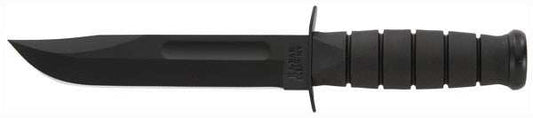 Ka-bar Fighting/utility Knife - 7" W/plastic Sheath Black - Skoutley Outdoors LLC