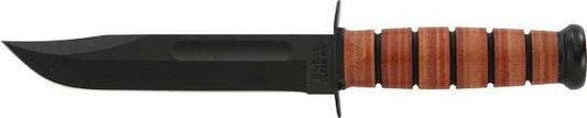 Ka-bar Fighting/utility Knife - 7" W/leather Sheath Us Navy - Skoutley Outdoors LLC