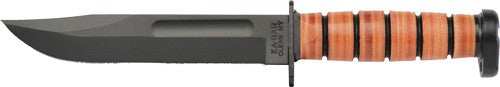 Ka-bar Dog's Head Utility 7" - Blade W/ Leather Sheath - Skoutley Outdoors LLC