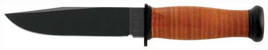 Ka-bar Mark I Navy Knife - 5-1/8" W/leather Sheath Usn - Skoutley Outdoors LLC