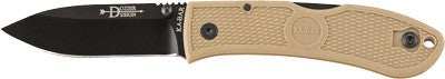 Ka-bar Dozier Folding Hunter - 3" Coyote Brown - Skoutley Outdoors LLC