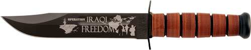 Ka-bar Usmc Operation Iraqi - Freedom 7" W/leather Shth Usmc - Skoutley Outdoors LLC