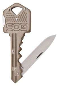 Sog Key Knife Brass - - Skoutley Outdoors LLC
