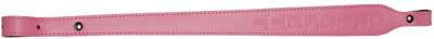 Crickett Sling Black Leather - W/pink Stitching And Logo - Skoutley Outdoors LLC