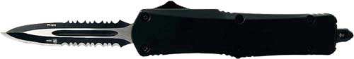 Templar Knife Large Otf Black - Rubber 3.5" Black Dagger Srrtd - Skoutley Outdoors LLC