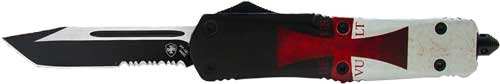 Templar Knife Large Otf Templr - Flag 3.5" Blk Tanto Serrated - Skoutley Outdoors LLC