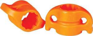 Ams Bowfishing Everglide 5/16" - Safety Slide Kit 2pk Orange - Skoutley Outdoors LLC