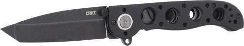 Crkt M16-02db 3.1" Plain Edge - Tanto Black Bld W/deadbolt Ast - Skoutley Outdoors LLC