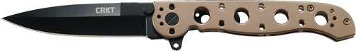 Load image into Gallery viewer, Crkt M16-03bk 3.5" Plain Edge - Spear Point Black Blade Bronze - Skoutley Outdoors LLC

