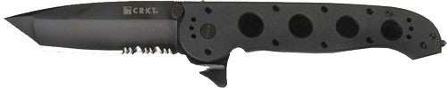 Crkt M16-14zlek 3.75" Half - Serrated Black Tanto Blade - Skoutley Outdoors LLC