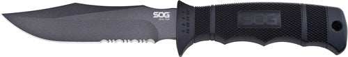 Sog Knife Seal Pup 4.75" - Black Serrated W/kydex Sheath - Skoutley Outdoors LLC