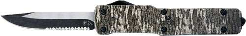 Templar Knife Slim Otf Mobl - 3.1" Black Dp D2 Serrated Alu! - Skoutley Outdoors LLC