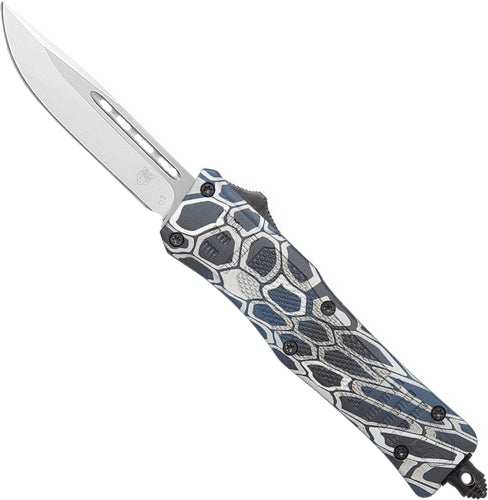 Cobratec Medium Ctk1 Otf Blue - Cobra Skin Crkte 3" Drop Point - Skoutley Outdoors LLC