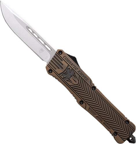 Cobratec Medium Ctk1 Otf - Certakote Bronze 3" Drp Point - Skoutley Outdoors LLC