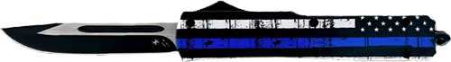 Templar Knife Slim Otf Back - The Blue 3.1" Blk Drop Point - Skoutley Outdoors LLC