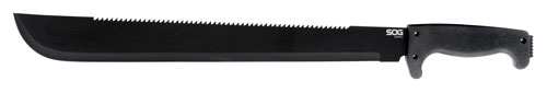 Sog Machete Sogfari 18" - Black W/sheath - Skoutley Outdoors LLC