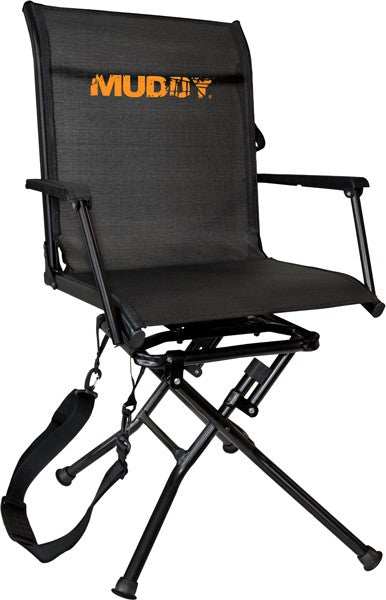 Muddy Swivel-ease Folding - Ground Seat W/flex Tek Seat - Skoutley Outdoors LLC