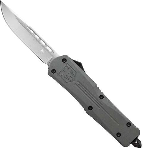 Cobratec Medium Fs3 Otf Grey - 3" D2 Drop Point - Skoutley Outdoors LLC