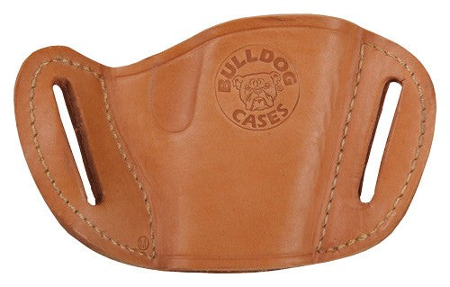 Bulldog Belt Slide Holster Tan - Rh Small Frame Revolvers 2-4