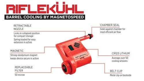 Magnetospeed Riflekuhl Barrel - Cooler W/ Cr123a Battery - Skoutley Outdoors LLC