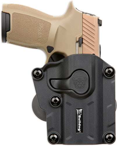 Bulldog Max Multi-fit Polymer - Paddle Holster Full/comp Blk - Skoutley Outdoors LLC