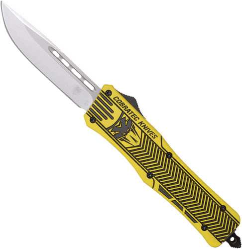 Cobratec Medium Ctk1 Otf - Cerakote Yellow/blk 3" Ds - Skoutley Outdoors LLC