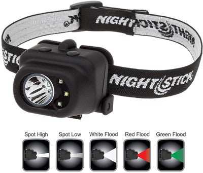 Nightstick Multi-function - Headlamp 210 Lumen Green/red - Skoutley Outdoors LLC