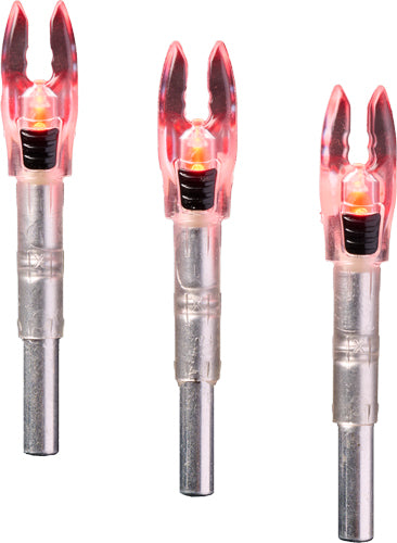 Nockturnal Shift Lighted Nock - Universal Red 3pk - Skoutley Outdoors LLC