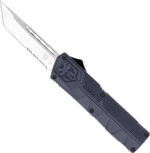 Cobratec Lightweight Otf - Nypd Blue 3.25" Tanto Serrated - Skoutley Outdoors LLC