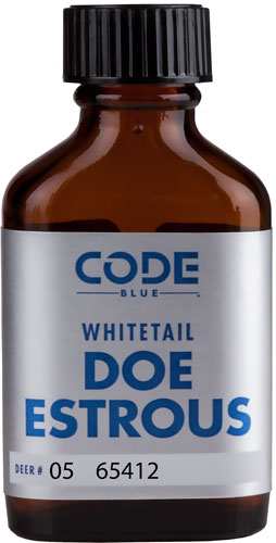 Code Blue Deer Lure Doe - Estrus 1fl Ounce Bottle - Skoutley Outdoors LLC