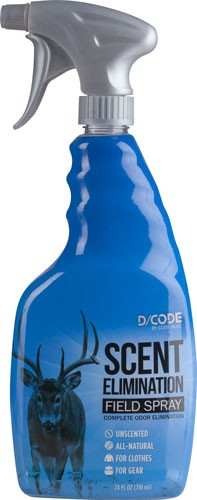 D-code Scent Elimination - 24fl Ounces Spray Bottle - Skoutley Outdoors LLC