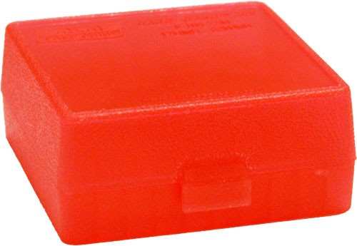 Mtm 100 Round 17hmr/22mag - Ammo Box See Through Clear Red - Skoutley Outdoors LLC