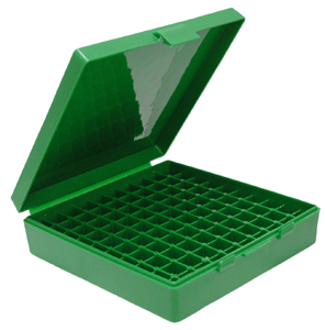Mtm Ammo Box 45acp/40sw/10mm - 100-rounds Green - Skoutley Outdoors LLC